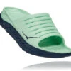 Hoka Men's Ora Recovery Slide (GAOS - Green Ash/Outer Space) -Hoka Store GAOS1