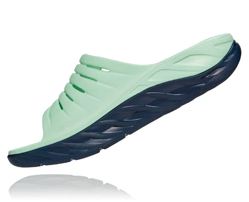 Hoka Men's Ora Recovery Slide (GAOS - Green Ash/Outer Space) 6 Hoka Men's Ora Recovery Slide (GAOS - Green Ash/Outer Space) - Image 4