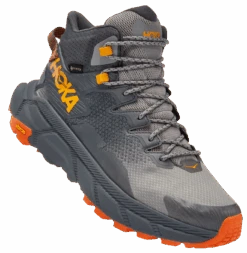 Hoka Store -Hoka Store HOKA Mens Trail Code GTX Castlerock Persimmon Orange 3