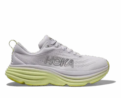 Hoka Women's Bondi 8 (NCLG - Nimbus Cloud/Luminary Green)