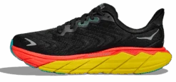 HOKA Men's Arahi 6 -Hoka Store hoka mens arahi 6 running shoe black red yellow